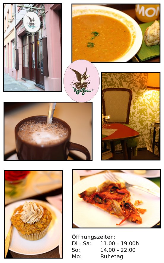Vegetarisches Café Vogelfrei in Mannheim