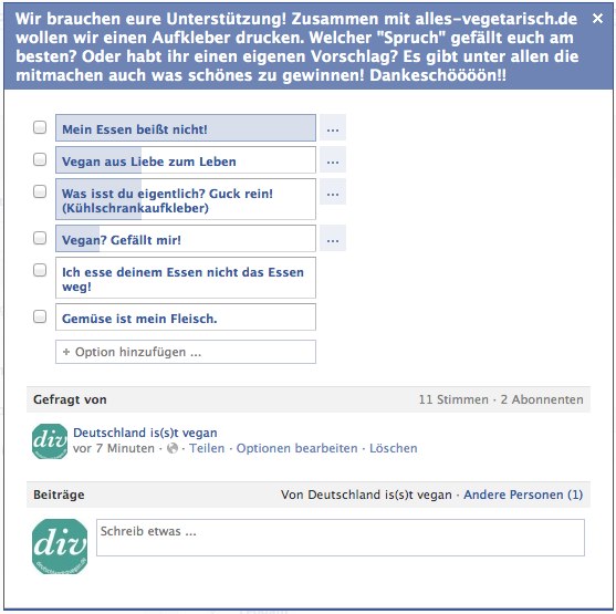Aufkleber-Spruch gesucht, wir brauchen eure Hilfe!