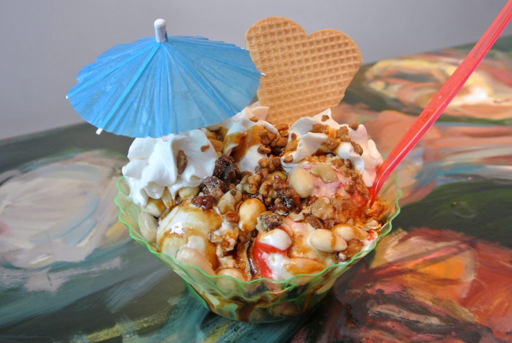 Veganes Eis bei der Eisbande in Hamburg