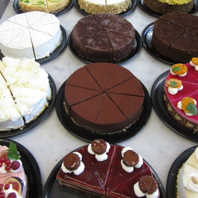 Torten im Cafe Issel