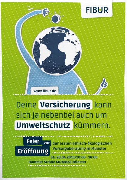 Einladung zur Eröffnungsfeier von FIBUR in Münster am 20.04.