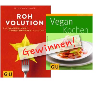 Verlosung von 2x „Rohvolution“ und 2x „Vegan kochen“