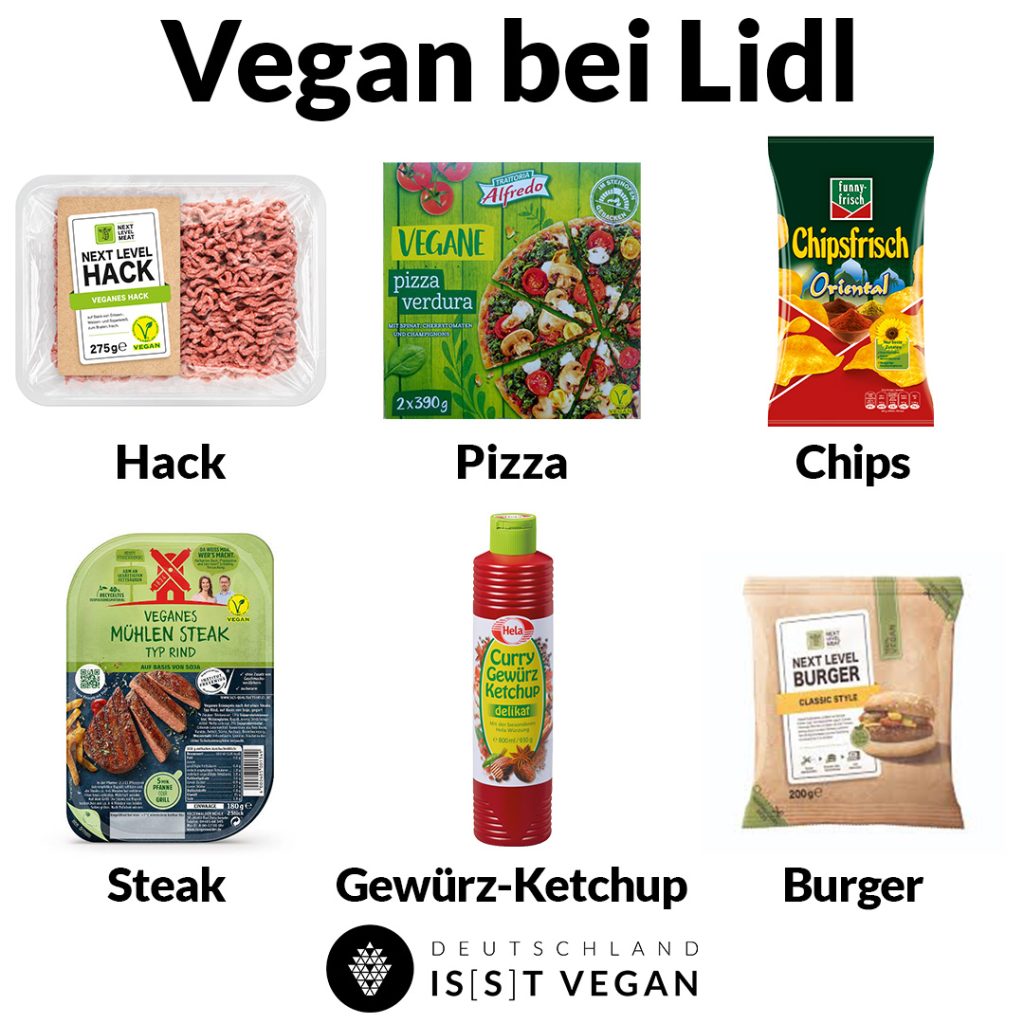 Vegane Lebensmittel aus dem Supermarkt Vegan im Kaufland