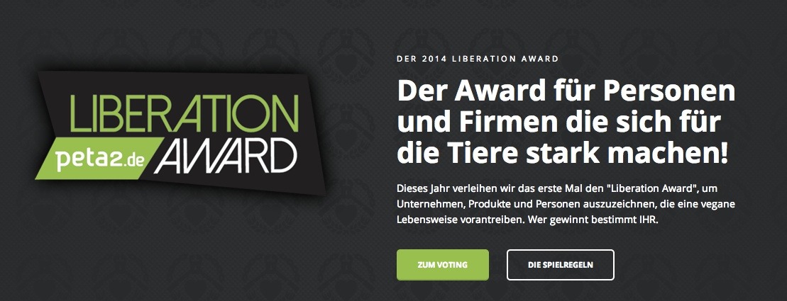 Voted für uns beim Peta2 Liberation Award!