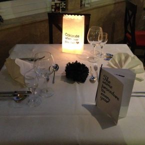 Veganes Candlelight Dinner im Kaffeehaus/Restaurant Unikum in Bad Schönborn