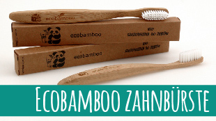 Ökologische vegane Zahnbürste: Ecobamboo