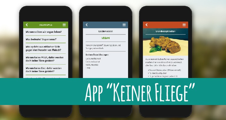 App für vegane Infos: Keiner Fliege
