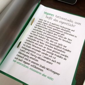 Veganes Tattoostudio „Herr Fuchs und Frau Bär“ in Berlin