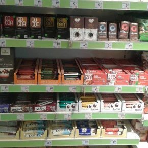 Vegane Produkte vom Veganz im Einzelhandel