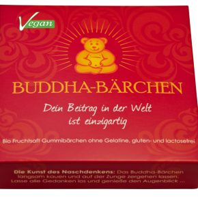 Buddha-Bärchen – vegane Gummibärchen für Gaumen und Seele