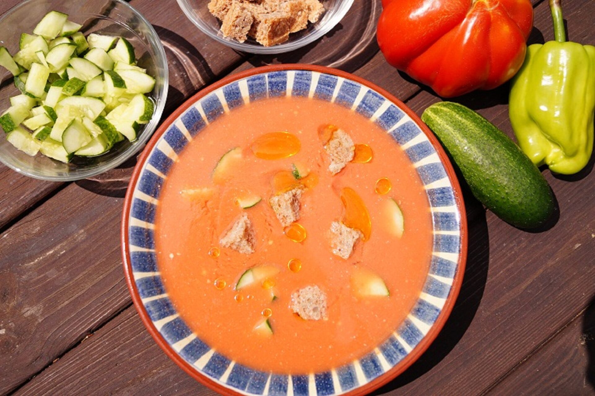 Rezept: Gazpacho einfach und schnell