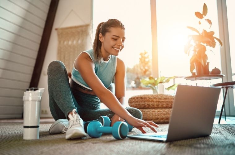 Sportübungen für zuhause