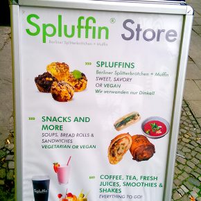 „Spluffins“ Store/Cafe in Berlin Friedrichshain