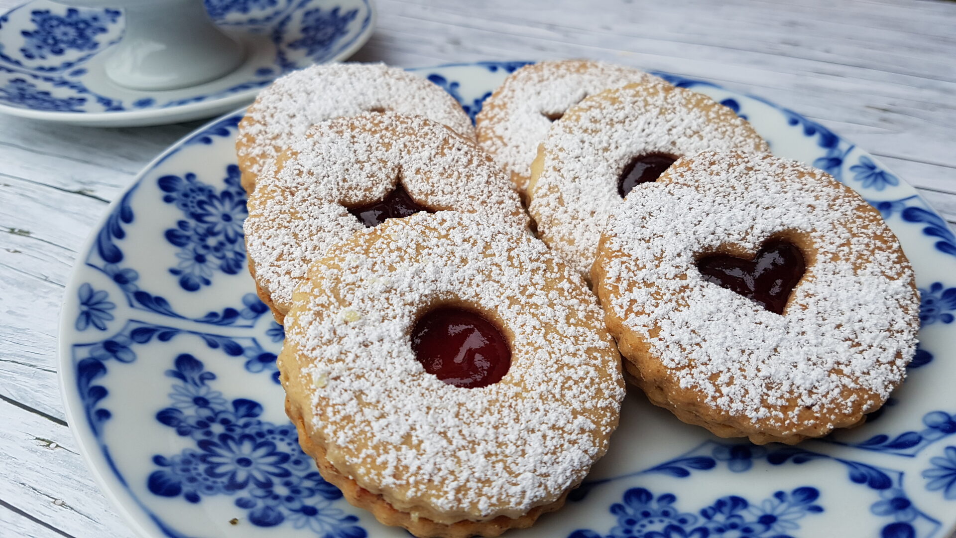 Vegane Kekse Puderzucker