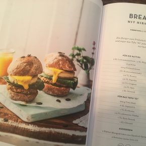 Vegan Frühstücken Burger