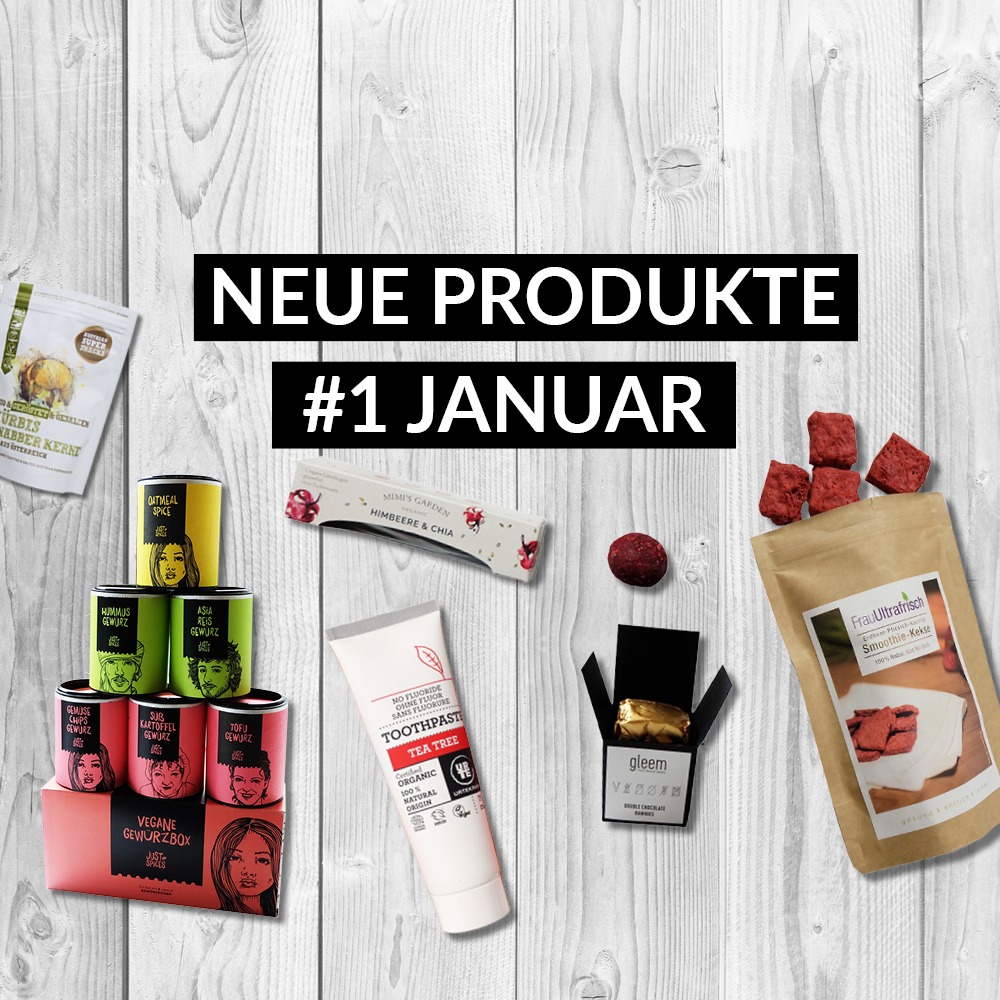Neue vegane Produkte #1 im Januar