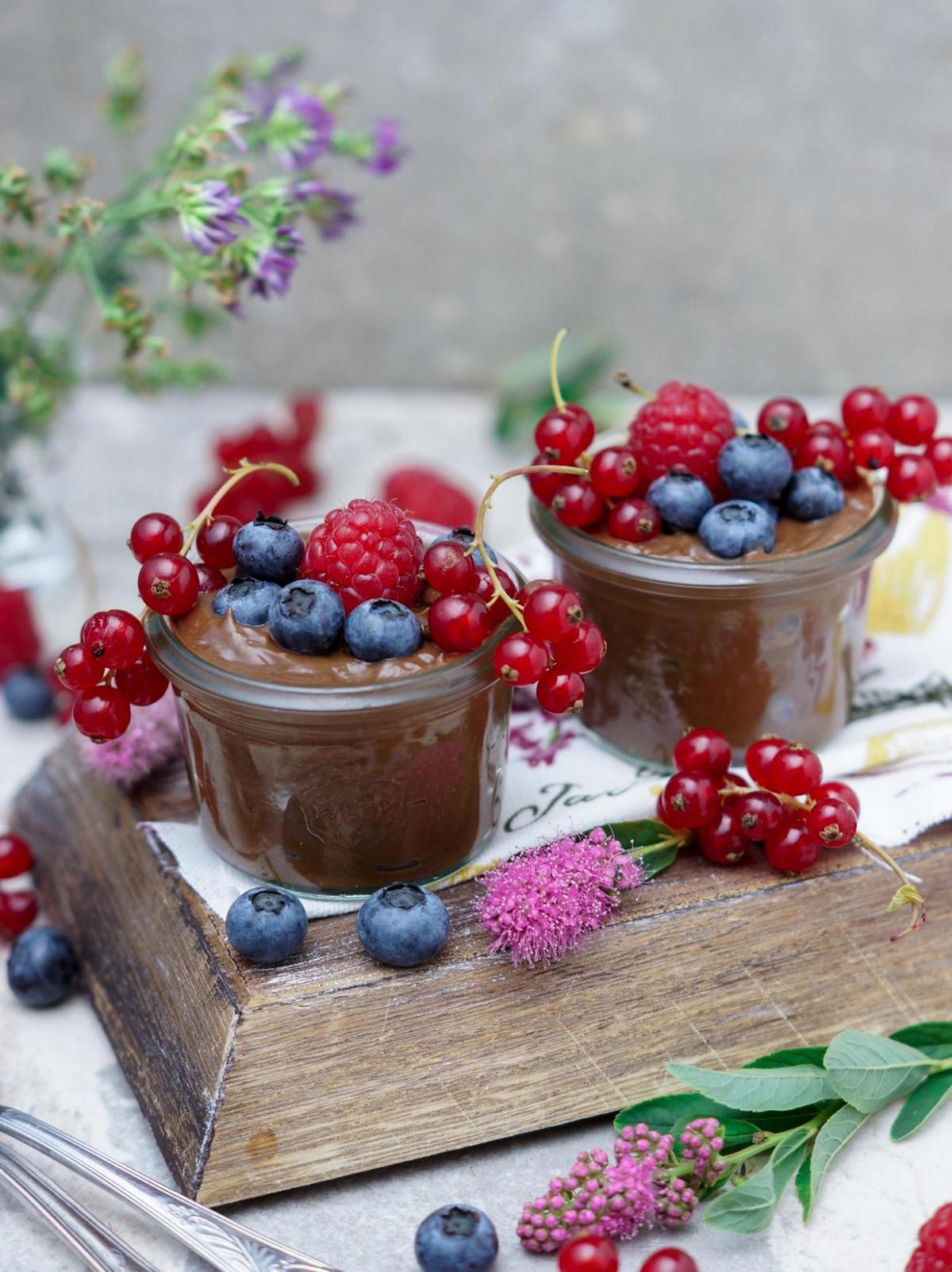 Veganes Mousse au Chocolat