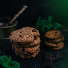 Vegane Clean Eating Chocolate Cookies