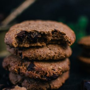 Vegane Clean Eating Chocolate Cookies