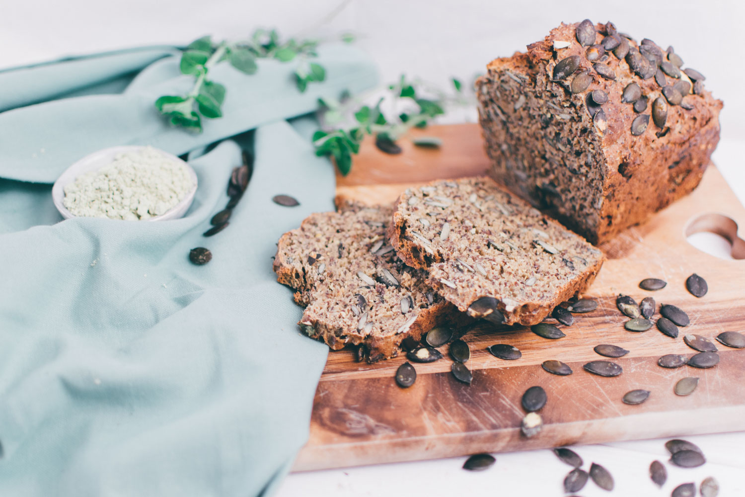 Kürbiskern Vollkornbrot ganz einfach selber backen