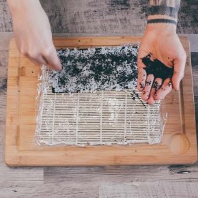 Veganes Sushi Inside Out