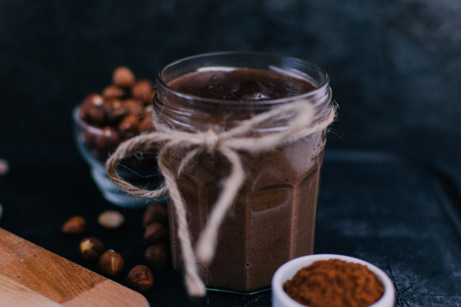 Veganer Schoko Nuss Aufstrich