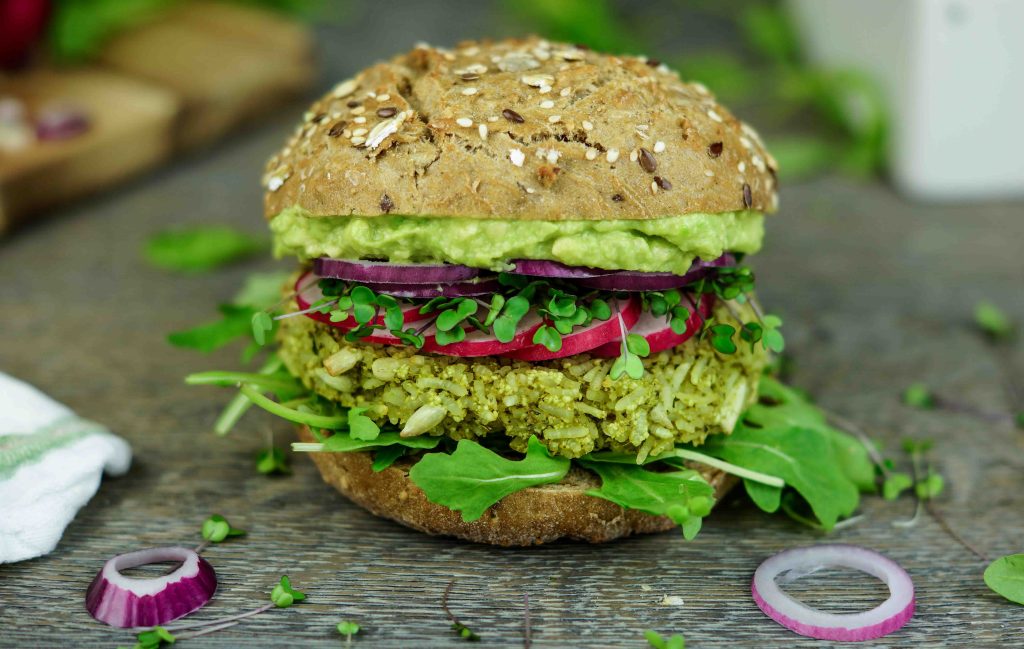Veganer Burger