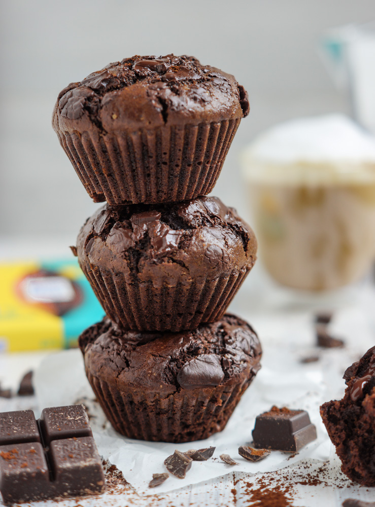 Vegane Schokomuffins