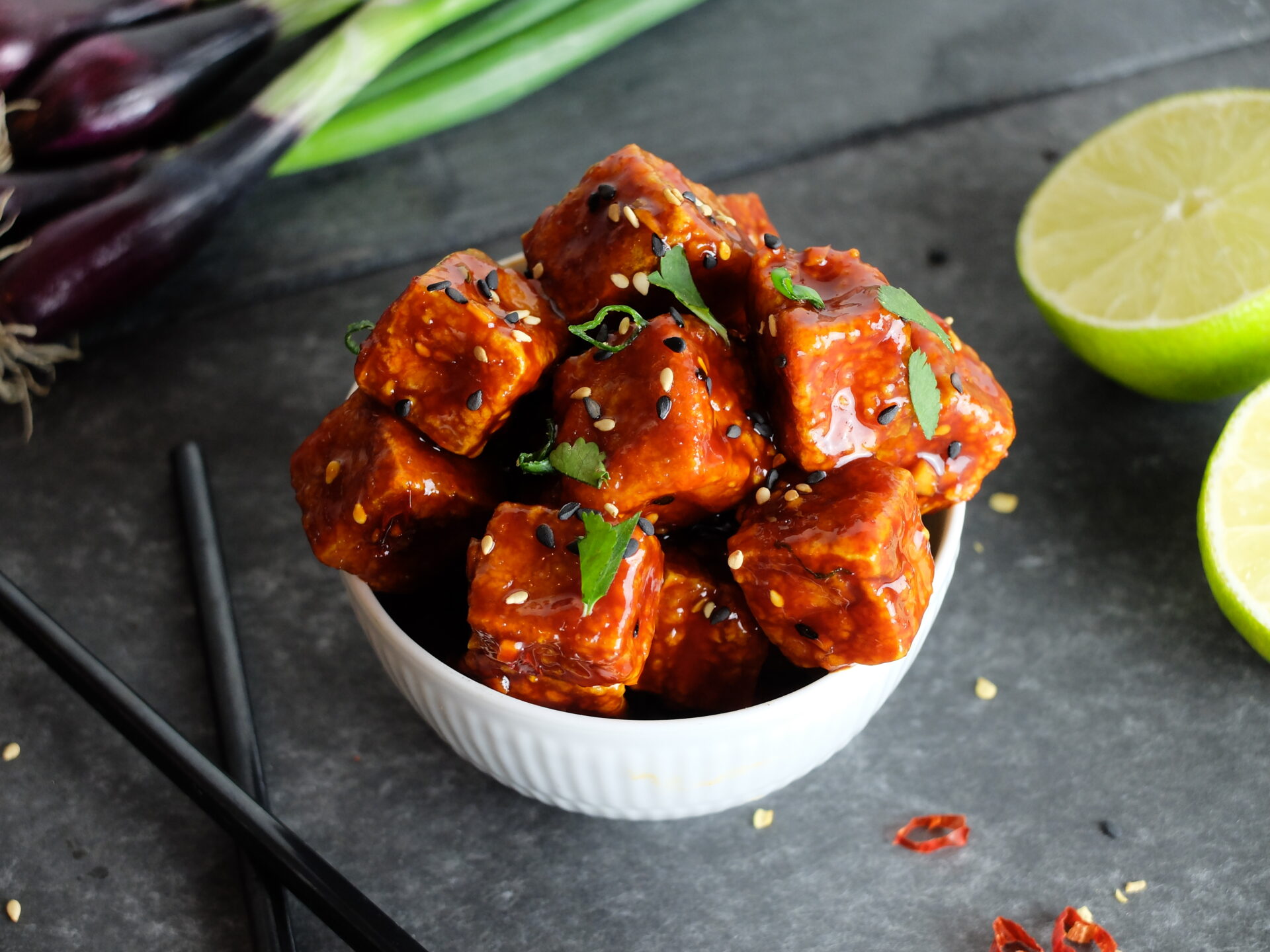 Crispy Sweet Chili Tofu