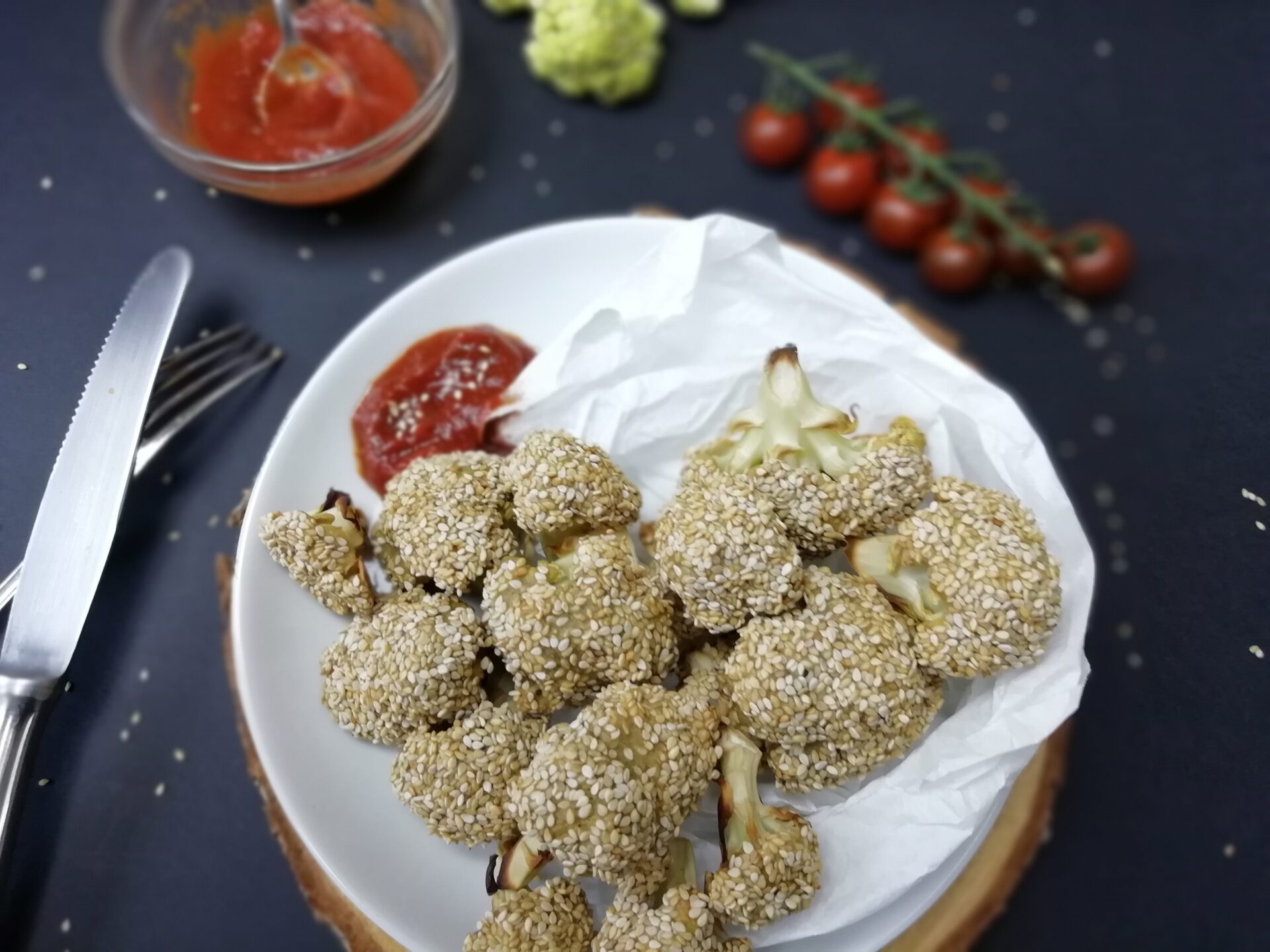 vegane Chickenwings aus Blumenkohl
