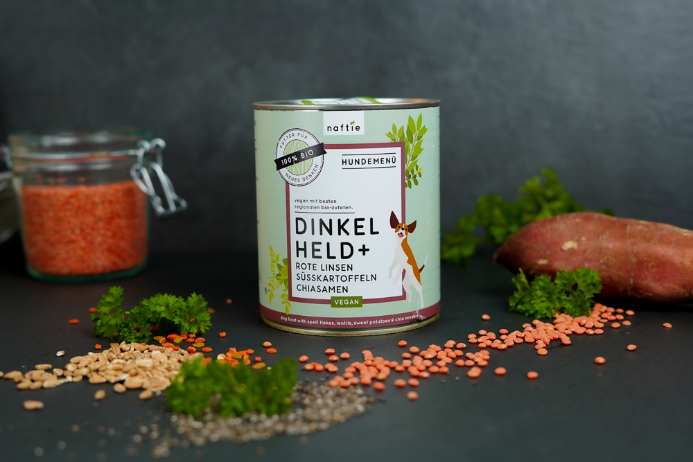 Veganes Hundemenü: Dinkel Held