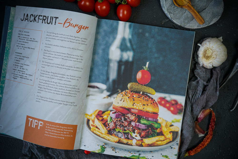 JACKFRUIT BURGER aus „Gönn dir!“ © Alex Villena