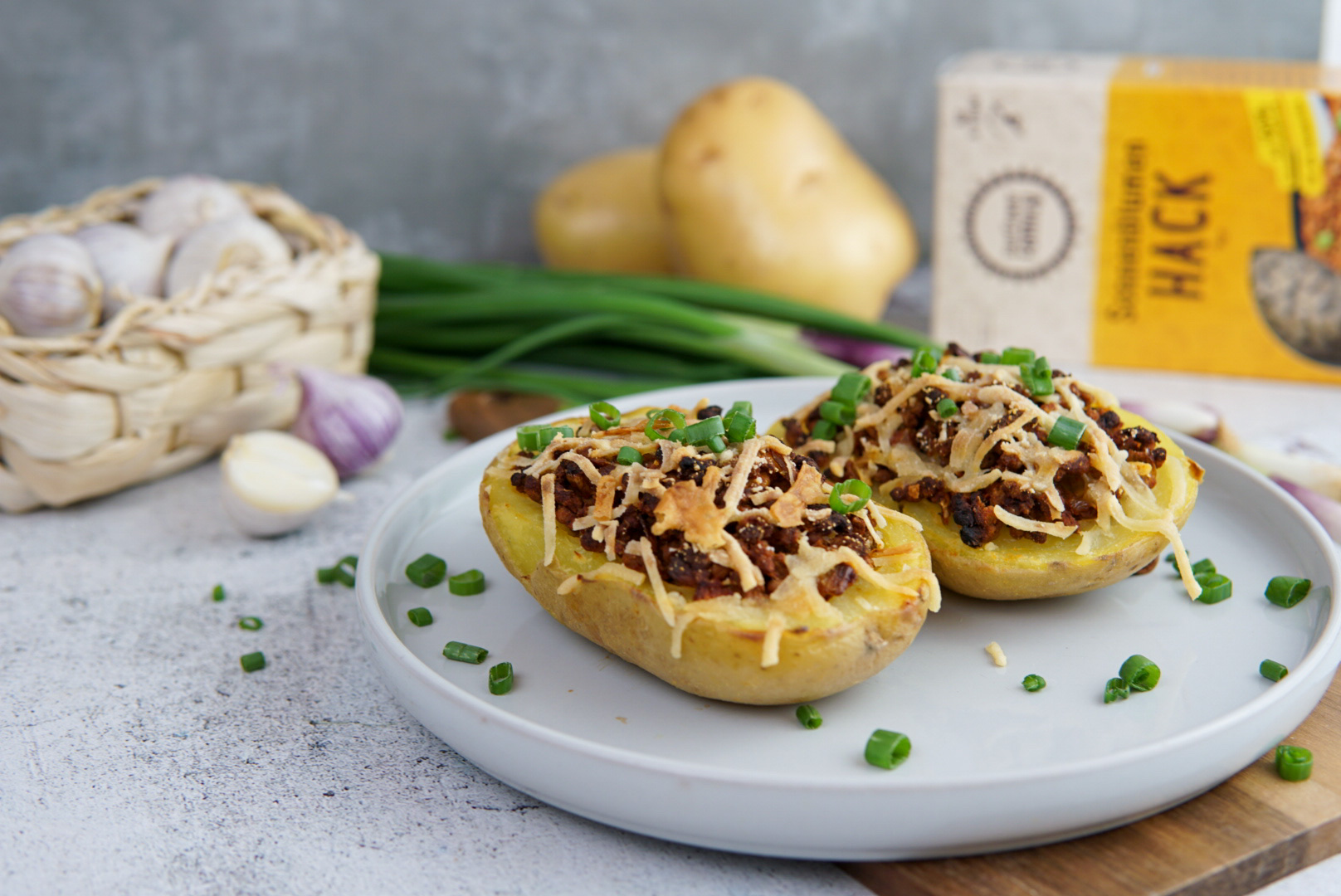 Hack Kartoffeln vegan