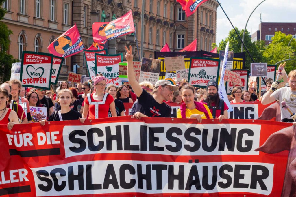 Ariwa Demo Schließung aller Schlachthäuser