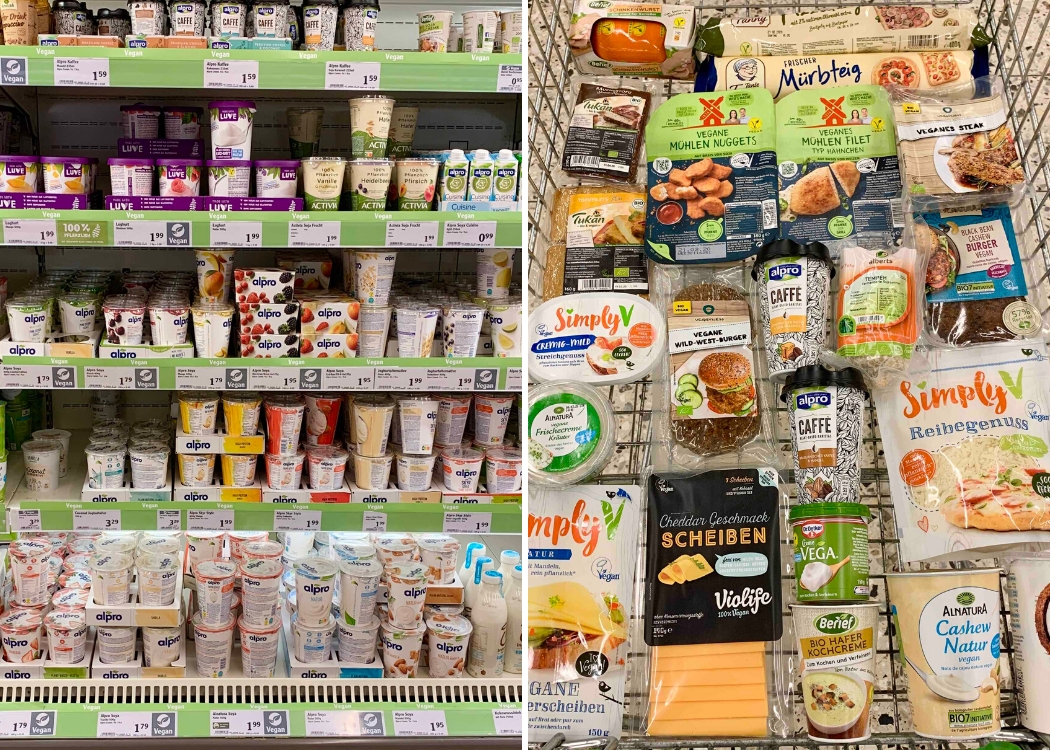Vegane Produkte aus dem Supermarkt Globus