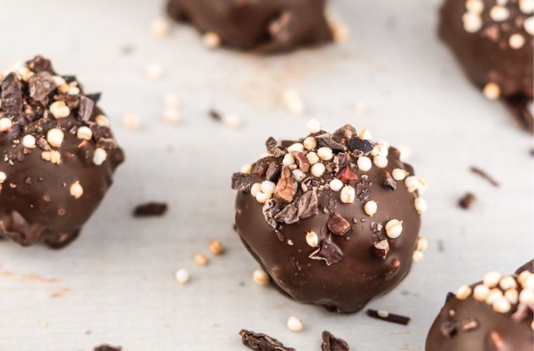 Vegane Schokopralinen