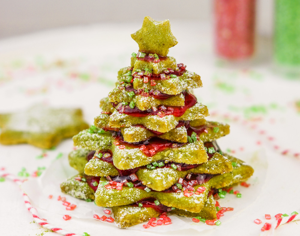 Vegane Plätzchen Tannenbaum