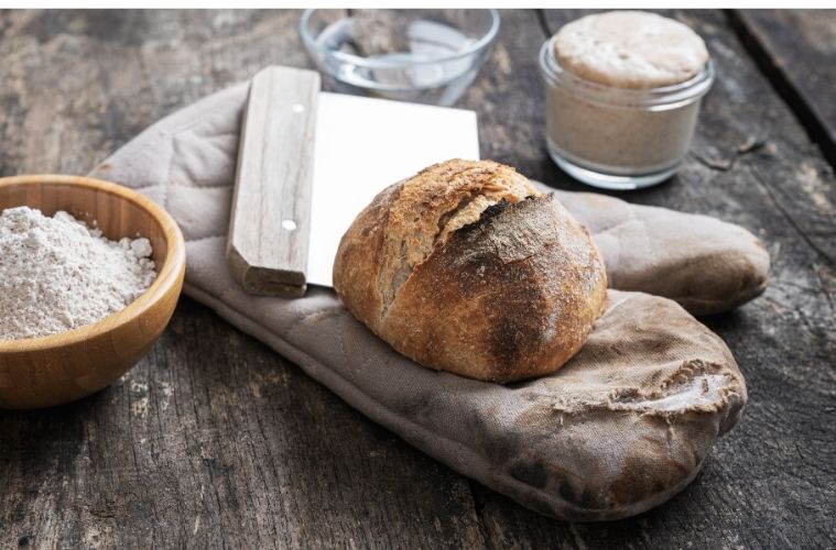 Sauerteig-sauerteigbrot