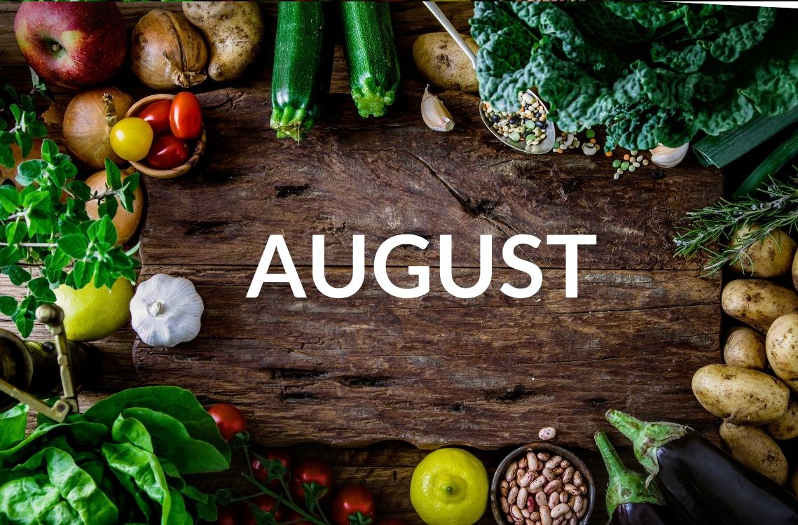 vegane saisonkalender August