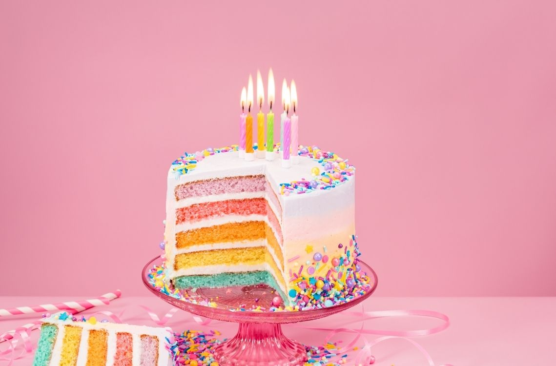 vegane Geburtstagstorte