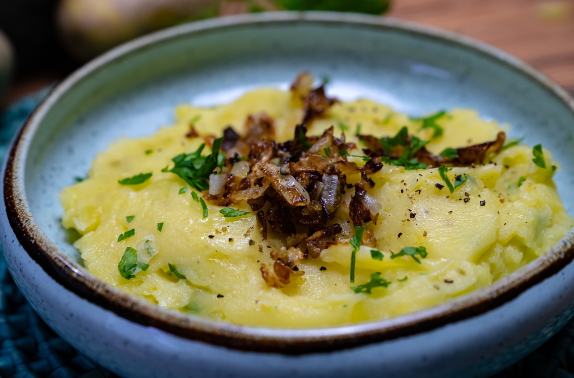 Kartoffelpüree und braune Soße: Gutbürgerlich vegan