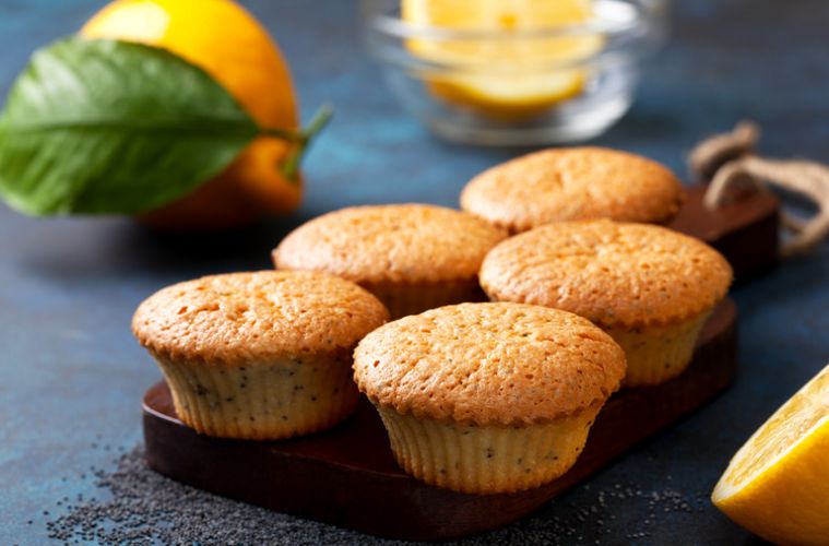Vegane Zitronenmuffins mit Chia