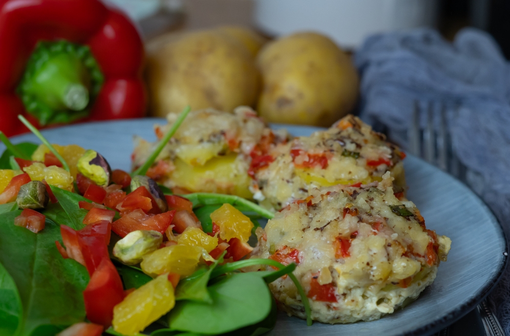 Kartoffelgratin Törtchen