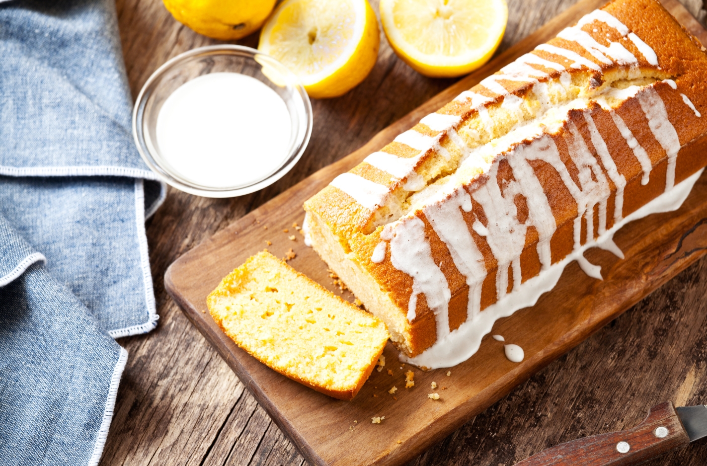 Veganer Zitronenkuchen einfach