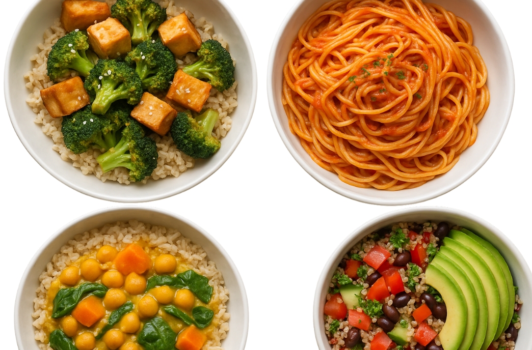 Entdecke einfache vegane Rezepte für den Alltag. Schnell, günstig & ohne Ersatzprodukte – perfekt für Einsteiger. Ideal zum Vorbereiten & Mitnehmen.